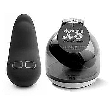 massageador e estimulador clitoriano  - xs slim vibrator black