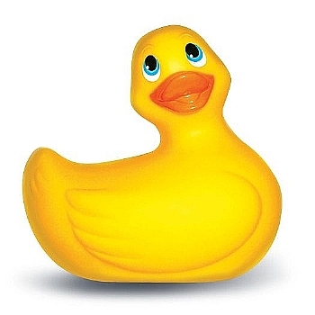 massageador em formato de pato - i rub my duckie travel size - big teaze toys