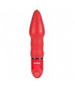 PENETRADOR VAGINAL E ANAL - 10 FUNCTION COLT SLIDER SILICONE PROBE WATERPROOF RED