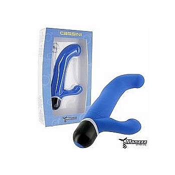 vibrador estimulador masculino manzzz toys - cassini azul 